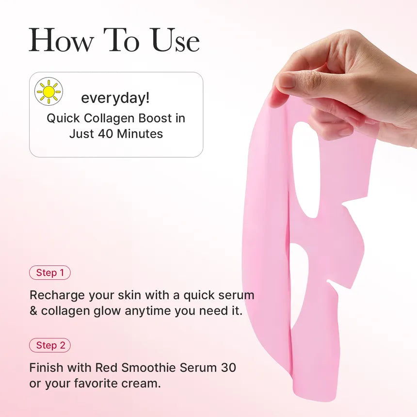 Arencia - Red Collagen Jello Mask Set 25g x 4 sheets