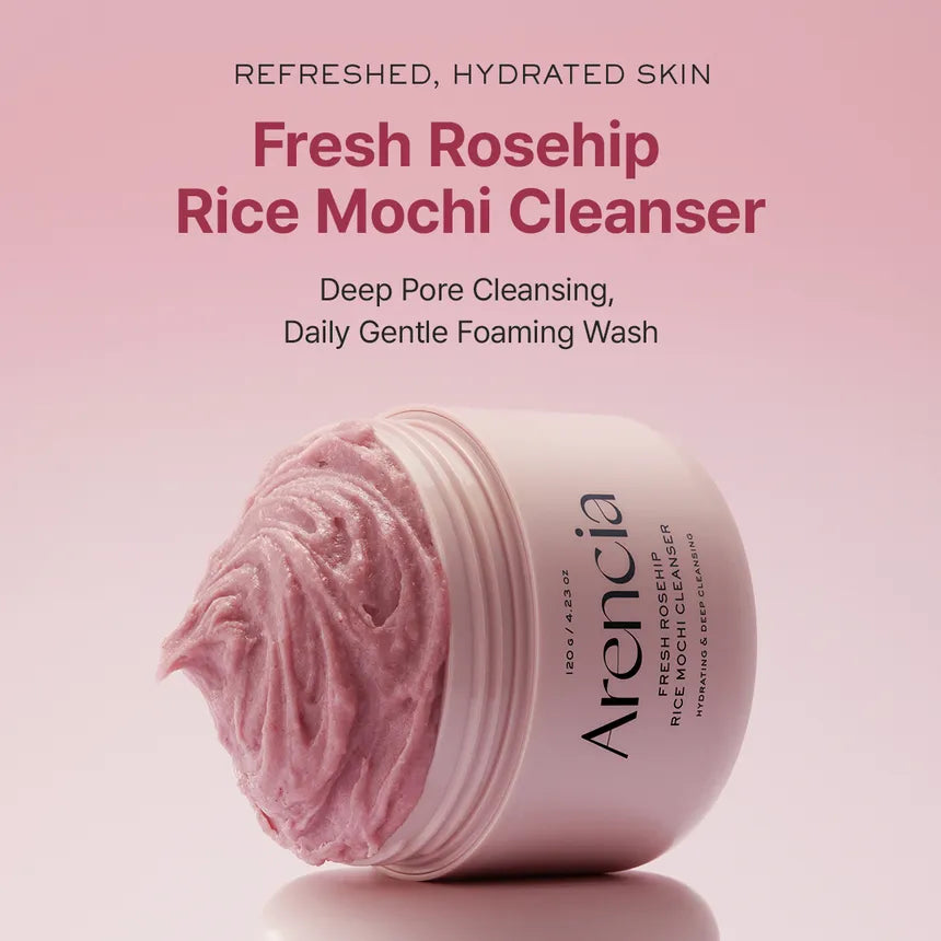 Arencia - Fresh Rosehip Rice Mochi Cleanser