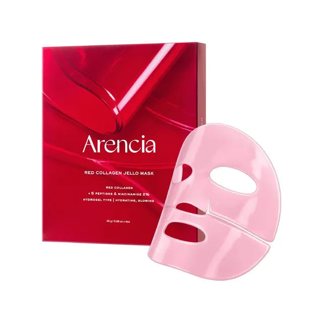 Arencia - Red Collagen Jello Mask Set 25g x 4 sheets
