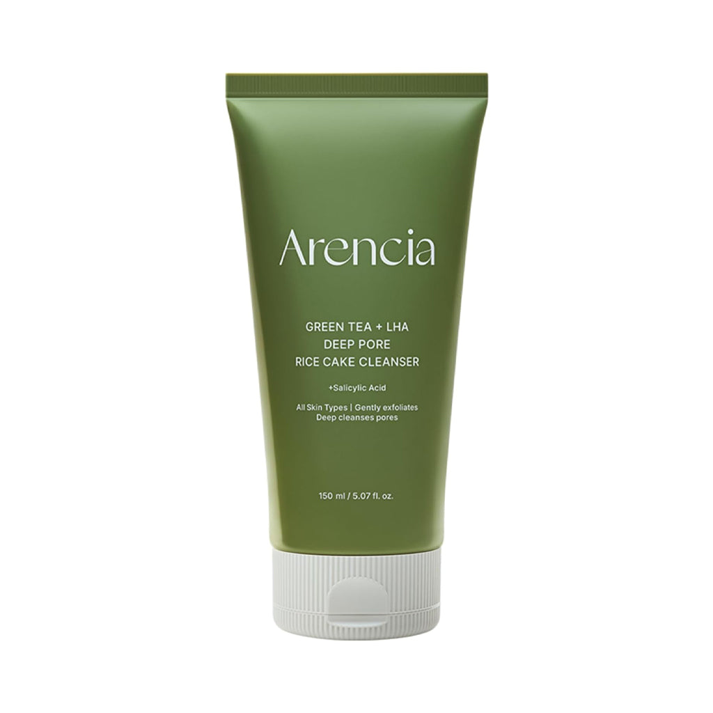Arencia - Green Tea + LHA Deep Pore Rice Cake Cleanser (150g)