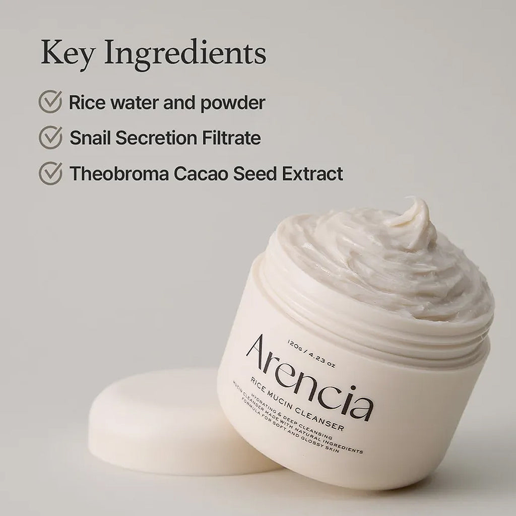 Arencia - Rice Mucin Cleanser (120g)